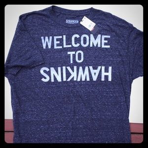 New with tags STRANGER THINGS by Netflix Tee Grey